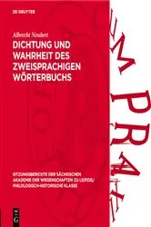 Book cover of Dichtung und Wahrheit des zweisprachigen Wörterbuchs by Albrecht Neubert