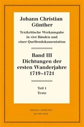 Book cover of Dichtungen der ersten Wanderjahre 1719-1721 by Reiner Bölhoff