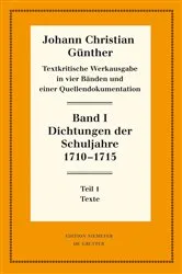 Book cover of Dichtungen der Schuljahre 1710–1715 by Unknown