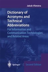 Book cover of Dictionary of Acronyms and Technical Abbreviations (2nd ed.) by Jakob Vlietstra