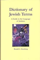 Book cover of Dictionary of Jewish Terms by Ronald L. Eisenberg