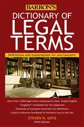 Book cover of Dictionary of Legal Terms: Definitions and Explanations for Non-Lawyers by Unknown
