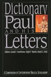 Book cover of Dictionary of Paul and his letters by GERALD F HAWTHORNE