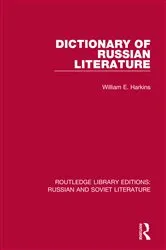 Book cover of Dictionary of Russian Literature by William E. Harkins