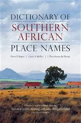 Book cover of Dictionary of Southern African Place Names by Peter E Raper