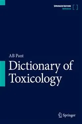 Book cover of Dictionary of Toxicology by AB Pant