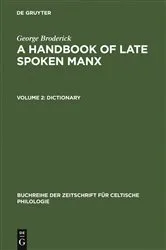 Book cover of Dictionary by George Broderick