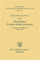 Book cover of Dictionnaire d'ancien occitan auvergnat by Unknown