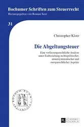 Book cover of Die Abgeltungssteuer by Roman Seer