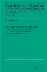 Book cover of Die Abgrenzung von Marken by Michael Martinek