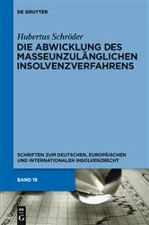 Book cover of Die Abwicklung des masseunzulänglichen Insolvenzverfahrens by Hubertus Schröder