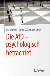 Book cover of Die AfD – psychologisch betrachtet by Eva Walther