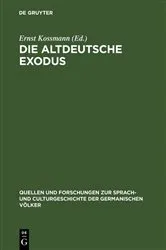 Book cover of Die altdeutsche Exodus by Unknown