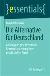Book cover of Die Alternative für Deutschland by David Bebnowski