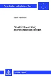 Book cover of Die Alternativenpruefung bei Planungsentscheidungen by Unknown