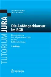 Book cover of Die Anfängerklausur im BGB (2nd ed.) by Unknown