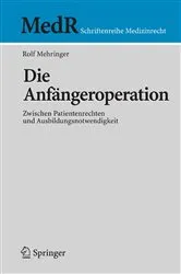Book cover of Die Anfängeroperation by Rolf Mehringer