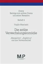 Book cover of Die antike Verwechslungskomödie by Virgilio Masciadri