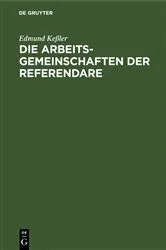 Book cover of Die Arbeitsgemeinschaften der Referendare by Unknown