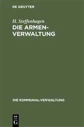 Book cover of Die Armenverwaltung (4th ed.) by Unknown