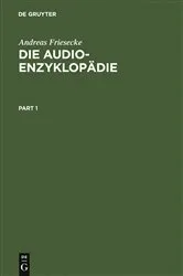 Book cover of Die Audio-Enzyklopädie by Andreas Friesecke