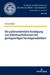 Book cover of Die außerordentliche Kuendigung von Arbeitsverhaeltnissen bei geringwertigen Vermoegensdelikten by Unknown