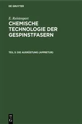 Book cover of Die Ausrüstung (Appretur) by E. Ristenpart