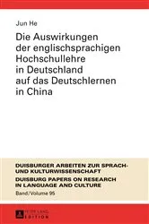 Book cover of Die Auswirkungen der englischsprachigen Hochschullehre in Deutschland auf das Deutschlernen in China by Unknown