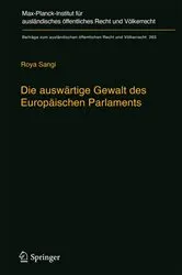 Book cover of Die auswärtige Gewalt des Europäischen Parlaments by Unknown