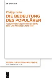 Book cover of Die Bedeutung des Populären by Philipp Pabst