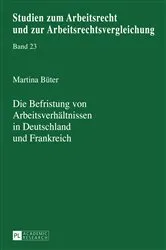 Book cover of Die Befristung von Arbeitsverhaeltnissen in Deutschland und Frankreich by Bernd Waas