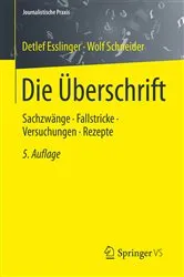 Book cover of Die Überschrift (5th ed.) by Unknown