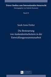 Book cover of Die Besteuerung von Auslandsmitarbeitern in der Entwicklungszusammenarbeit by Gabriele Burmester
