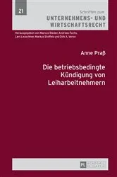 Book cover of Die betriebsbedingte Kuendigung von Leiharbeitnehmern by Markus Stoffels