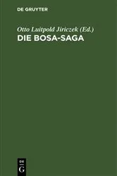 Book cover of Die Bosa-Saga by Otto Luitpold Jiriczek