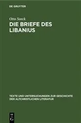 Book cover of Die Briefe des Libanius by Otto Seeck