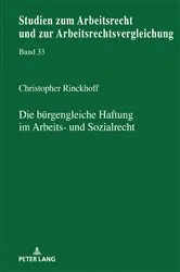 Book cover of Die buergengleiche Haftung im Arbeits- und Sozialrecht by Unknown