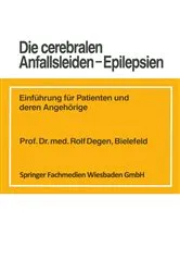 Book cover of Die cerebralen Anfallsleiden â€” Epilepsien by Unknown