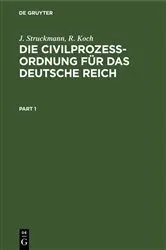 Book cover of Die Civilprozeßordnung für das Deutsche Reich (5th ed.) by J. Struckmann