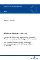 Book cover of Die Darstellung von Marken by Caroline Trenner