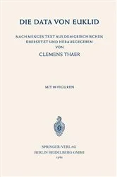 Book cover of Die Data von Euklid by NA Euclides
