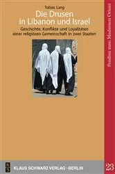 Book cover of Die Drusen in Libanon und Israel by Tobias Lang
