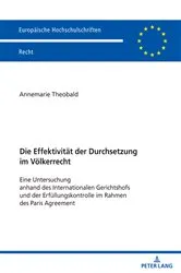 Book cover of Die Effektivitaet der Durchsetzung im Voelkerrecht by Unknown