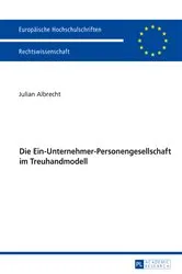 Book cover of Die Ein-Unternehmer-Personengesellschaft im Treuhandmodell by Unknown