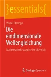 Book cover of Die eindimensionale Wellengleichung by Walter Strampp