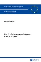 Book cover of Die Eingliederungsvereinbarung nach § 15 SGB II by Panagiota Xylaki