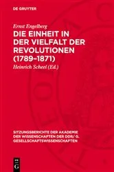 Book cover of Die Einheit in der Vielfalt der Revolutionen (1789–1871) by Ernst Engelberg