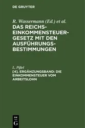 Book cover of Die Einkommensteuer vom Arbeitslohn by Unknown