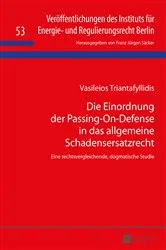 Book cover of Die Einordnung der Passing-On-Defense in das allgemeine Schadensersatzrecht by Unknown