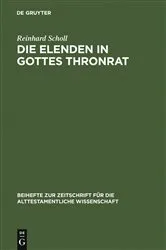 Book cover of Die Elenden in Gottes Thronrat by Reinhard Scholl